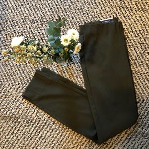 Who What Wear Olive Skinny Work Pants